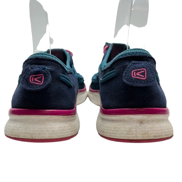 KEEN Teal Blue Pink Closed Toe Sneakers Sandals Hiking Fishing Camping Shoes 5 - Picture 5 of 15